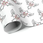 Christelijk kruisje cadeaupapier (Rol Hoek)