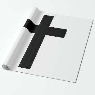 Christelijk kruisje cadeaupapier