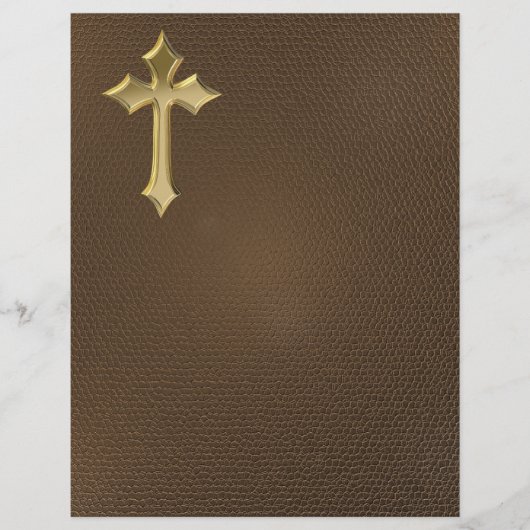 Christelijk kruisje flyer (Voorkant)