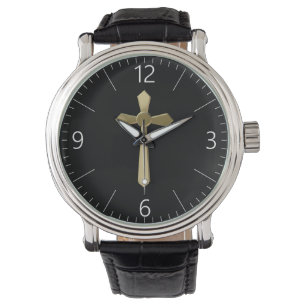 Christelijk kruisje horloge