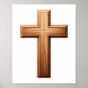 Christelijk kruisje poster