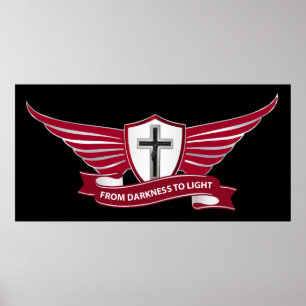 Christelijk kruisje poster