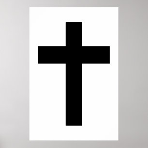 Christelijk kruisje poster
