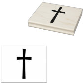 Christelijk kruisje 	rubberstempel (Gestempeld)