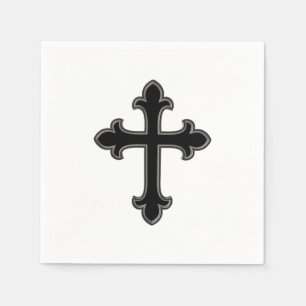Christelijk kruisje servetten