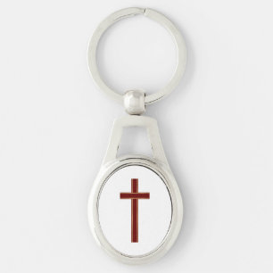 Christelijk kruisje sleutelhanger