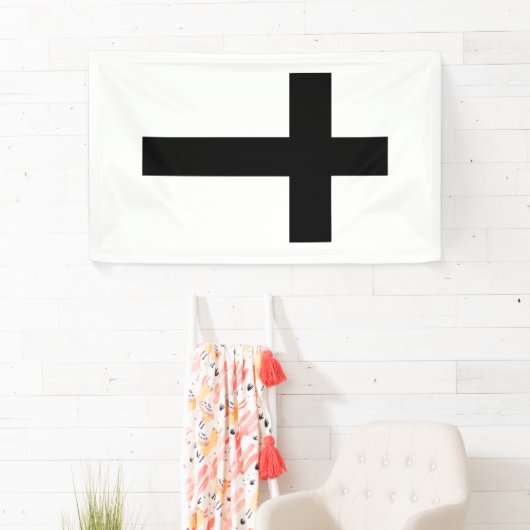 Christelijk kruisje spandoek (Insitu)