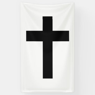 Christelijk kruisje spandoek