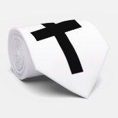 Christelijk kruisje stropdas (Opgerold)