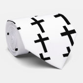 Christelijk kruisje stropdas (Opgerold)