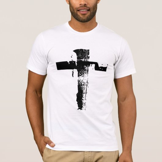 Christelijk kruisje t-shirt (Voorkant)