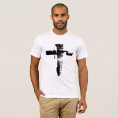 Christelijk kruisje t-shirt (Voorkant volledig)