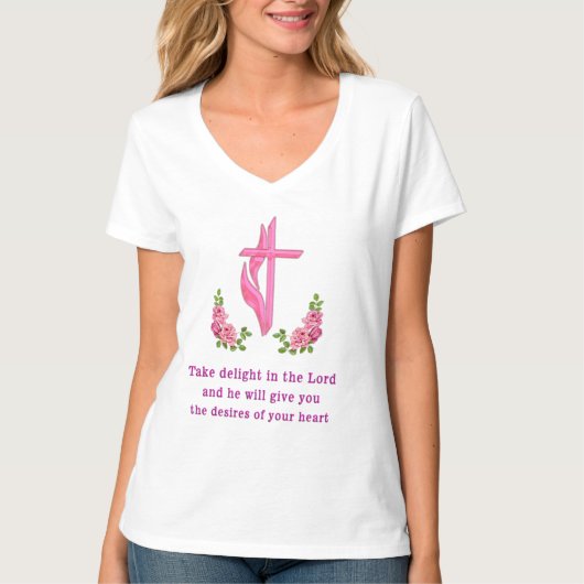 Christelijk kruisje t-shirts (Voorkant)