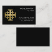 Christelijk kruisje visitekaartje (Voorkant / Achterkant)