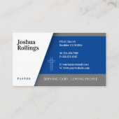 Christelijk kruisje visitekaartje (Voorkant)