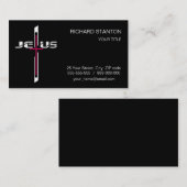 Christelijk kruisje visitekaartje (Voorkant / Achterkant)