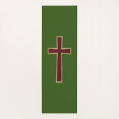 Christelijk kruisje yogamat (Achterkant)