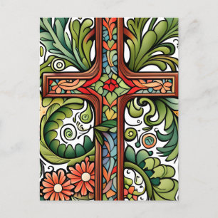 Christelijk Kruiskerk Paasjezus Opstanding Briefkaart