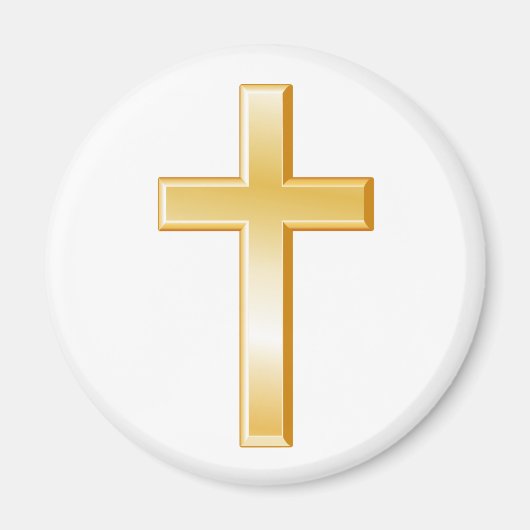 Christelijk kruismagneet magneet (Voorkant)
