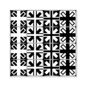 Christelijk kruispatroon 2 	rubberstempel (Afrduk)