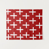 Christelijk kruispatroon wandkleed (Voorkant (horizontaal))