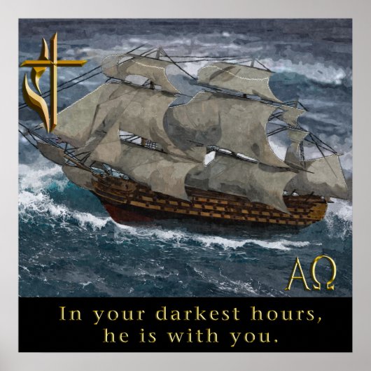 Christelijk kruisposter poster (Voorkant)