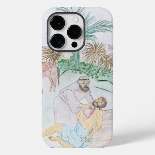 Christelijk kunstwerk de goede Samaritaan Case-Mate iPhone Case (Achterkant)