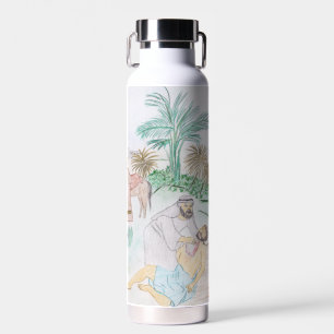 Christelijk kunstwerk de goede Samaritaan Waterfles