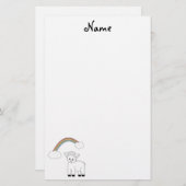 Christelijk lampBriefpapier Briefpapier (Voorkant / Achterkant)