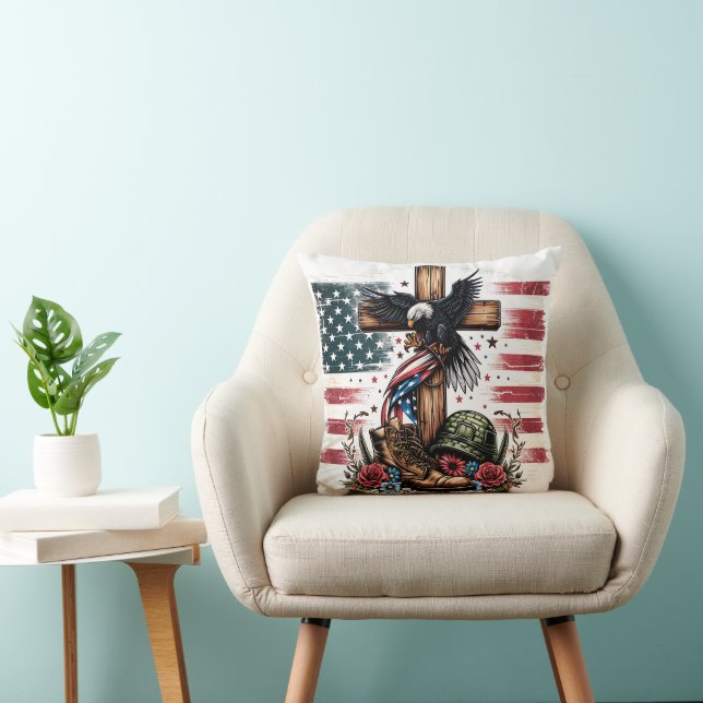 Christelijk leger kussen (Stoel)