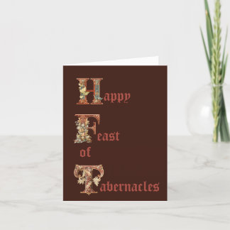 Christelijk Loofhuttenfeest Wenskaart Feestdagen Kaart