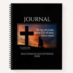 Christelijk MAN WIE NOEMEN VOOR GOD Prayer Journal Notitieboek
