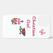 Christelijk meisje Case-Mate iPhone case (Achterkant (horizontaal))