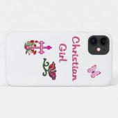 Christelijk meisje Case-Mate iPhone case (Achterkant (horizontaal))