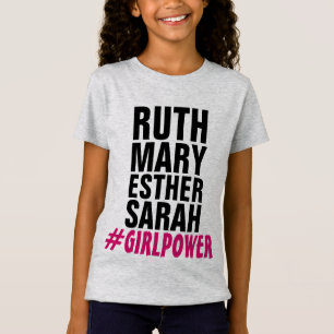 CHRISTELIJK MEISJE (RUTH MARY ESTHER SARAH) T-SHIRT