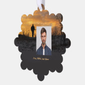 Christelijk Memorial Hunter Jacht Stalking Game Ornament Kaart (Links)