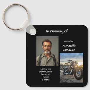 Christelijk memoriekado voor motorrijders sleutelhanger