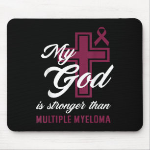 Christelijk mijn God is sterker dan multipel myelo Muismat