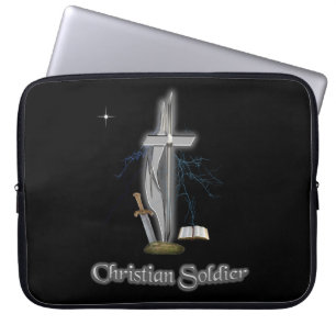 Christelijk militairhoesje laptop sleeve