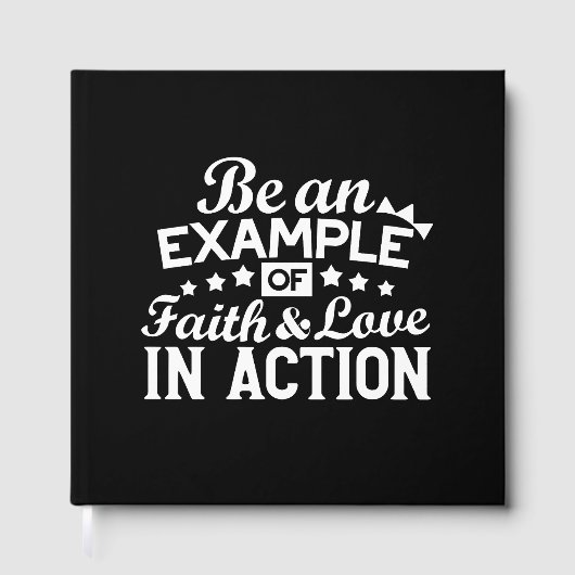 Christelijk motiveringsontwerp - geloof, liefde en gastenboek (Voorkant)