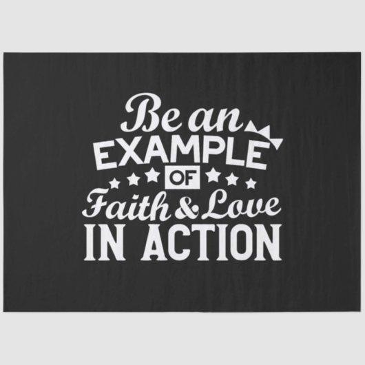 Christelijk motiveringsontwerp - geloof, liefde en tissuepapier (Voorkant)