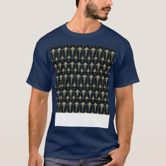 Christelijk Naadloos Patroon Mozaïek Religie Evang T-shirt