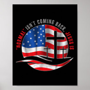 Christelijk normaal komt Jezus niet terug. Poster