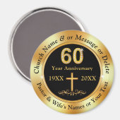 Christelijk of 60e kerkelijk Jubileum, gunsten Magneet (Voorkant / Achterkant)