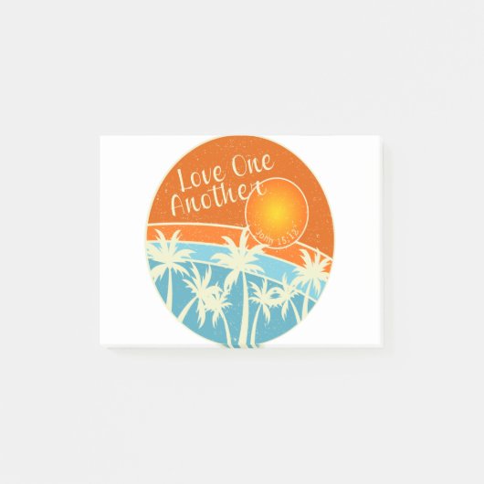 Christelijk ontwerp 'Liefde voor elkaar' Post-it® Notes (Voorkant)