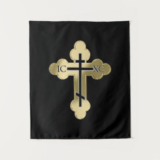 Christelijk-orthodox kruis wandkleed