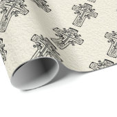 Christelijk orthodoxe kruis cadeaupapier (Rol Hoek)