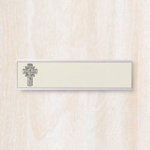 Christelijk orthodoxe kruis deurbordje (Voorkant)