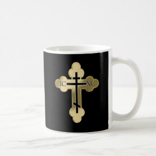 Christelijk orthodoxe kruis koffiemok