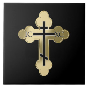 Christelijk orthodoxe kruis tegeltje